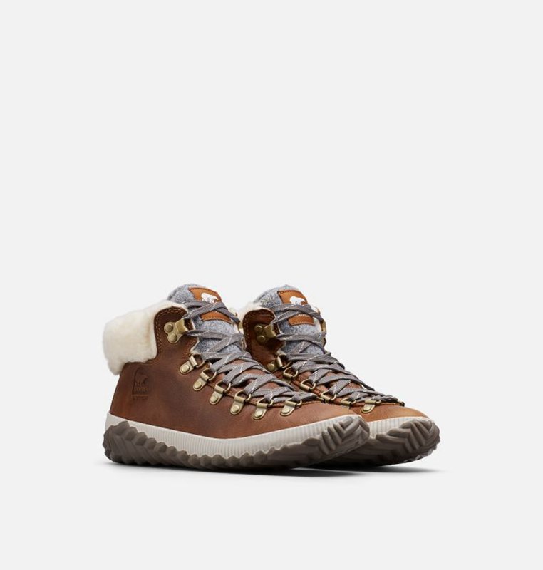 Womens Snow Boots Brown - Sorel Out N About™ Plus Conquest Low - 203785-WFT